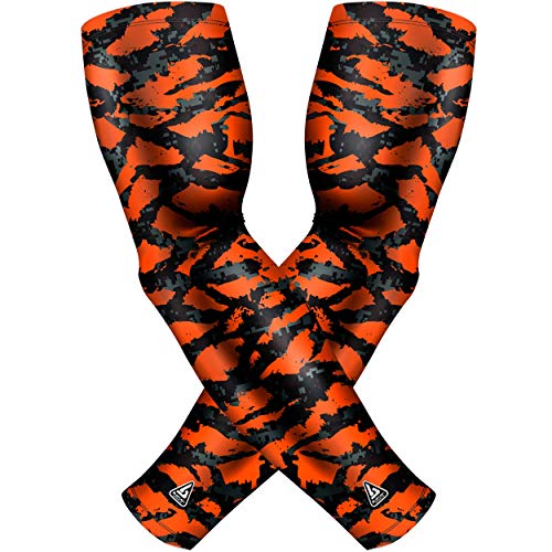 Image of B-Driven Sports Pro-Fit Compression Arm Sleeves - 1-Pair, 30+ Designs, Adult /Youth Sizes, for Athletic and General Purpose Use.
