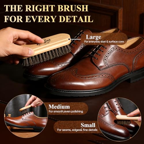 18-in-1 Shoe Shine Leather Polish Kit