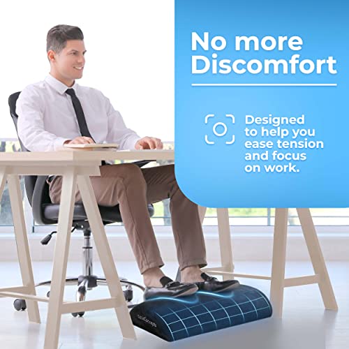 Foot-Rest-for-Under-Desk-at-Work-Soft-but-Firm-Ergonomic-Office-Desk-Foot-Rest-18-x-12-Under-Desk-Footrest-with-Washable-Cover-Desk-Foot-Stool-Work-from-Home-Accessories