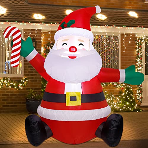 ATDAWN 4ft Christmas Inflatables Blow Up Yard