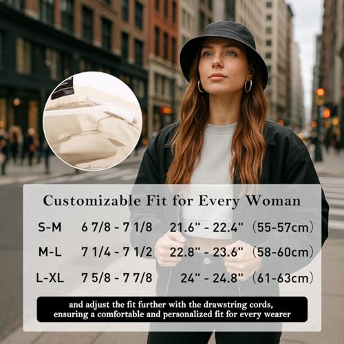 Image of TOP-EX Ponytail S M L XL UPF50+ Sun UV Protection Packable Bucket Hats for Women Hiking Fishing