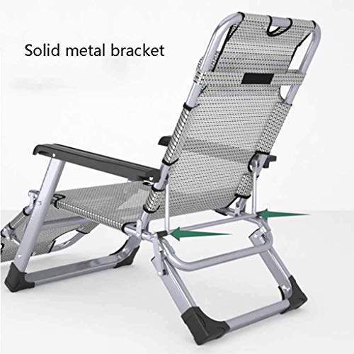 Chaise pliante de plage inclinable avec suspension zero gravity ergonomique - 6
