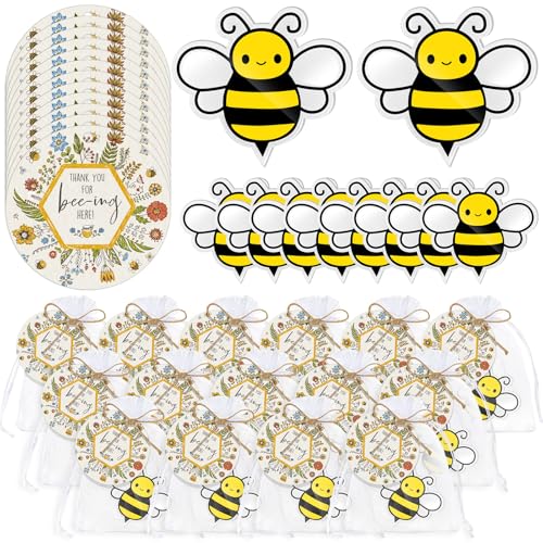25 sets de imanes decorativos de abeja para refrigerador miniatura 1