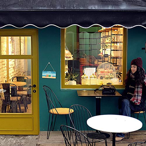 Miss Sweetheart Hanging Wall Decor Wooden Sign-Beach Slippers Starfish Shells Life is Better in Flip Flops,Welcome Door Sign Wood Plaque for Home Living Room Bedroom Bathroom Farmhouse Wall Decor - Image 3