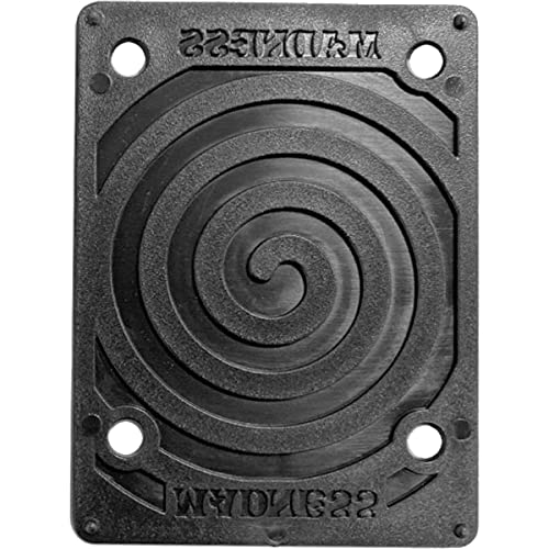 Madness Skateboards Pick Ups Black Riser Pads - Set of Two (2) - 1/8