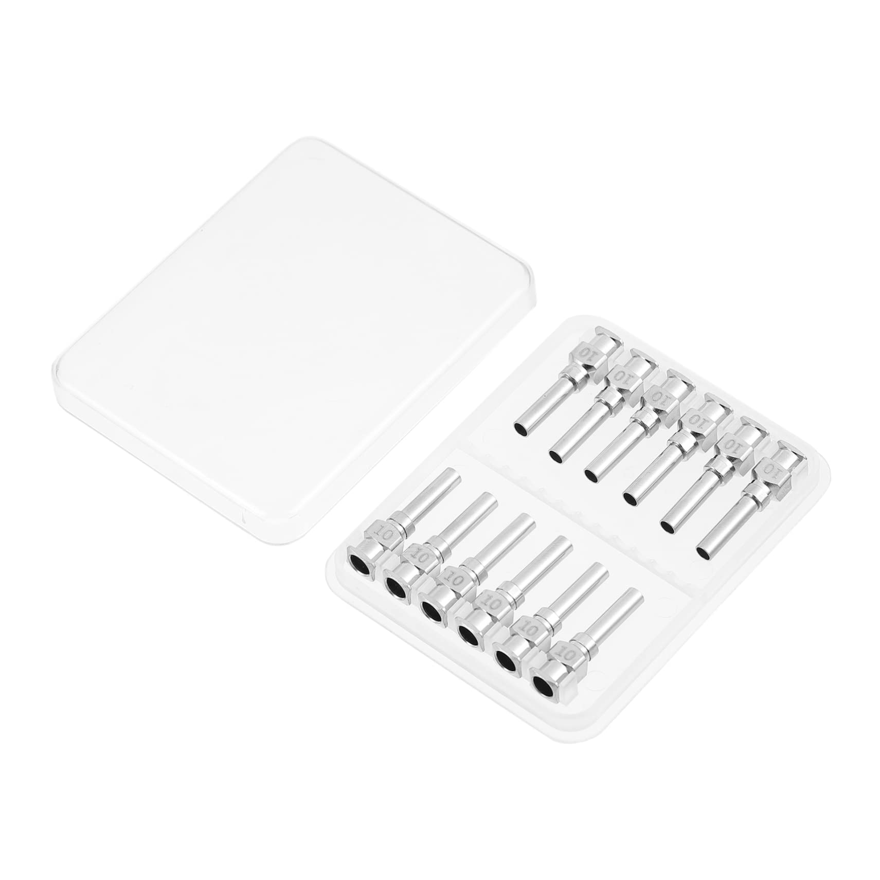 FUNOMOCYA 12pcs Precision Stainless Steel Tip Dispensing Kit Industrial Lab Use No Purpose