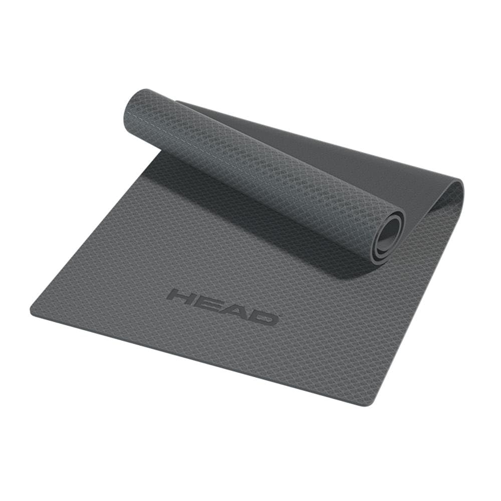 HEAD - Tappetino Yoga Pilates Fitness in materiale TPE. Dimensioni Extra-Large 183 x 80 cm per una maggiore comodità. Spessore 6 mm. Peso 1,2 kg