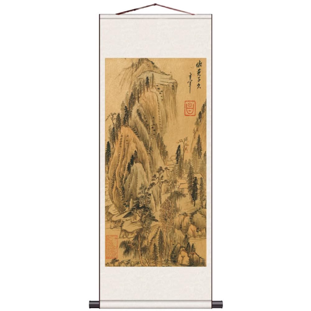 KEXYOAN Ink Painting Traditional Chinese Decorative Murals