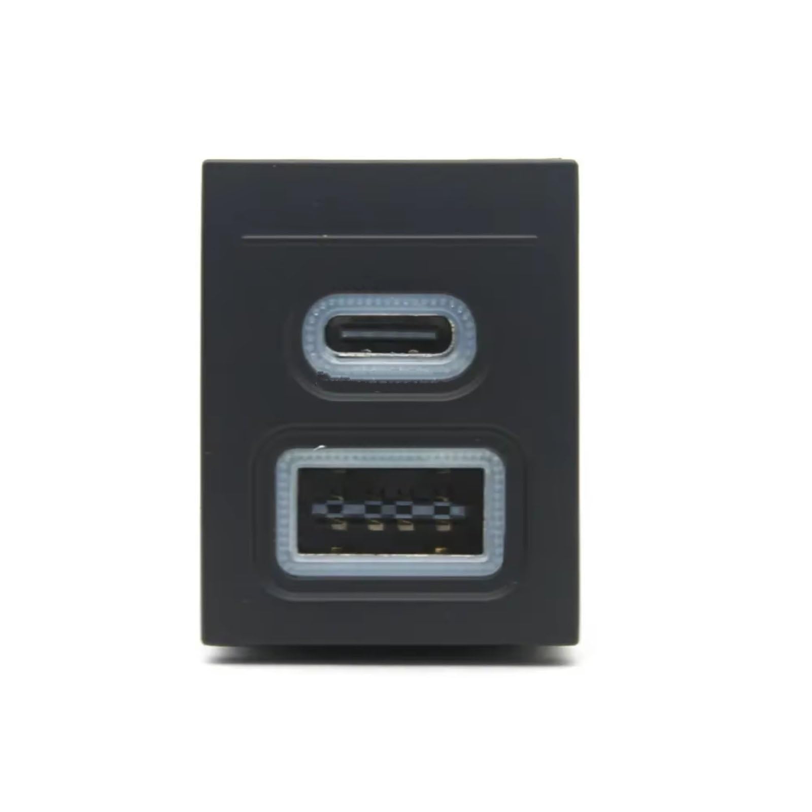 Conector USB AUX para Consola de Coche, para Compatible con VW, para Polo 2004-2011, para conexión rápida, para QC30 y Adaptador de Interfaz Tipo C