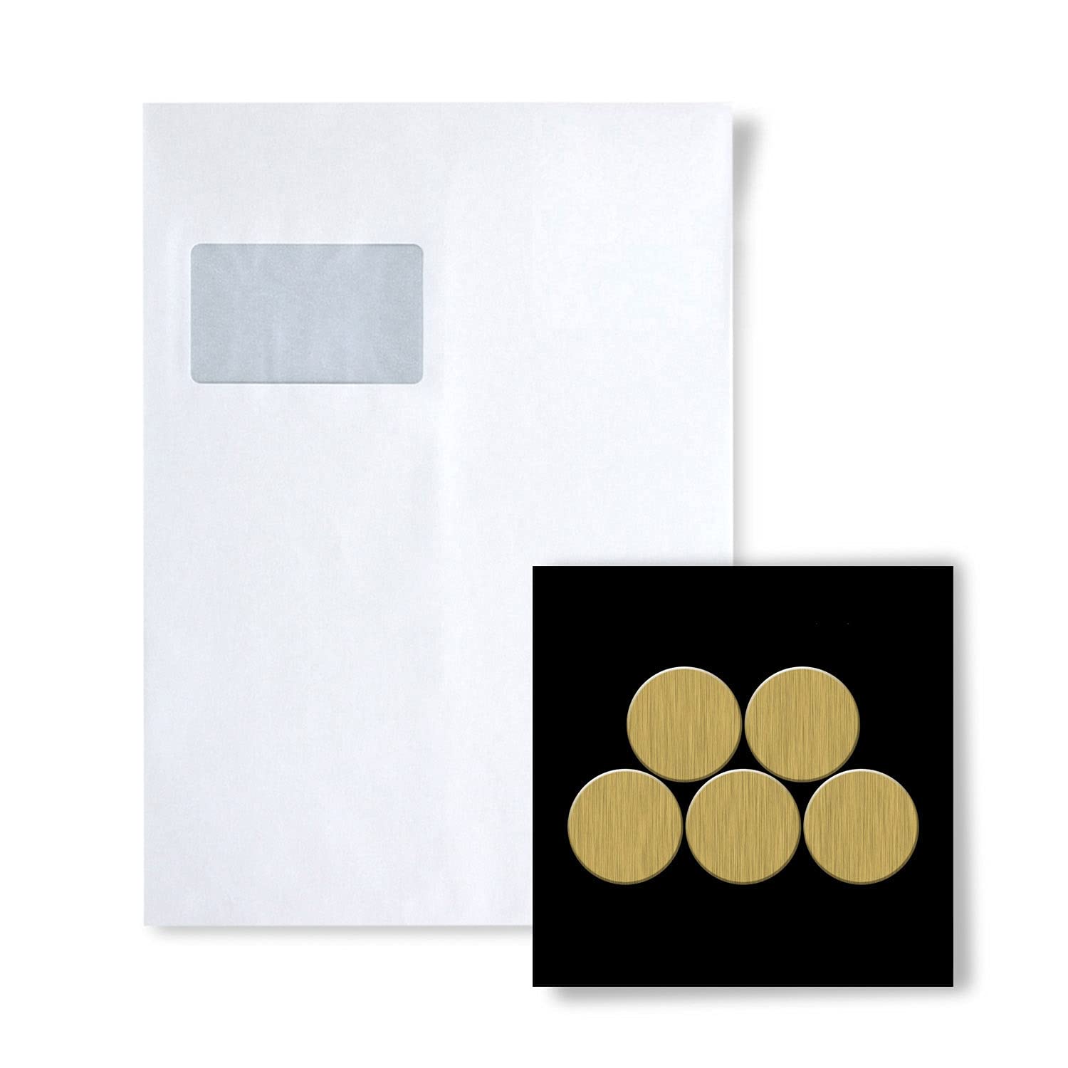 SAMPLE Mosaic S-Dollar-Ti-GB | Dollar Titanium Gold brushed