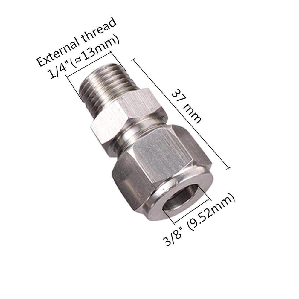 Adaptador de Conector de Manguera Rosca de 1/4" de Nebulización de Alta Presión Filtro Deua Tubería de 3/8" Interfaz de Bloqueo Antideslizante Bomba de Riego Filtro de Metal/Oro