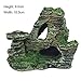 PietyPet Fish Tank Decorations Plants with Rockery View, 9pcs Green Aquarium Plants Plastic and Aquarium Decorations Mountain Reef Rock Cave Resin Fish Tank Ornament Decoration