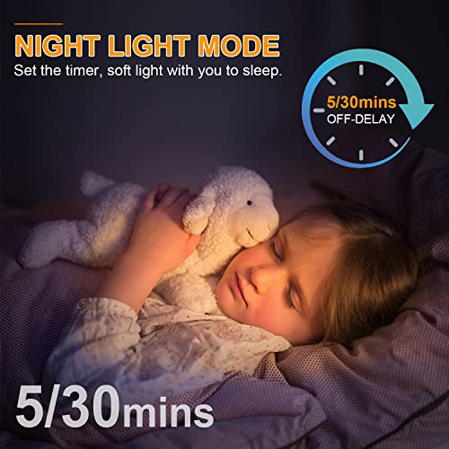 Dllt 48W Modern Dimmable Led Flush Mount Ceiling Light With Remote, 18.9 Inch Round Close To Ceiling Lights Fixture For Bedroom/Living Room/Dining Room Lighting, Timing, 3 Light Color Changeable #TOP3