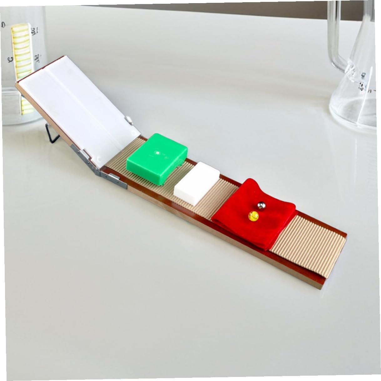 IMIKEYA Kit per Esperimenti di Fisica Materiali in Plastica, Dispositivo Educativo Facile da Usare per Studenti, per Uso in Aula a Casa