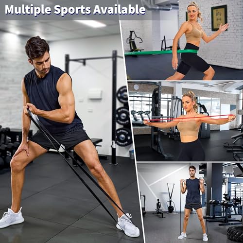 Exercise Bands Resistance Bands Set Pull Up Assist Bands Gym Workout Bands Elastic Fitness Bands Heavy Resistance Bands Strength Training Bands Pull Up Assistance Resistance Band - Image 6