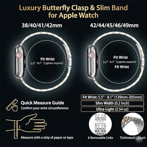 Pugo Top Stainless Steel Band for Apple Watch (Various) - image 8