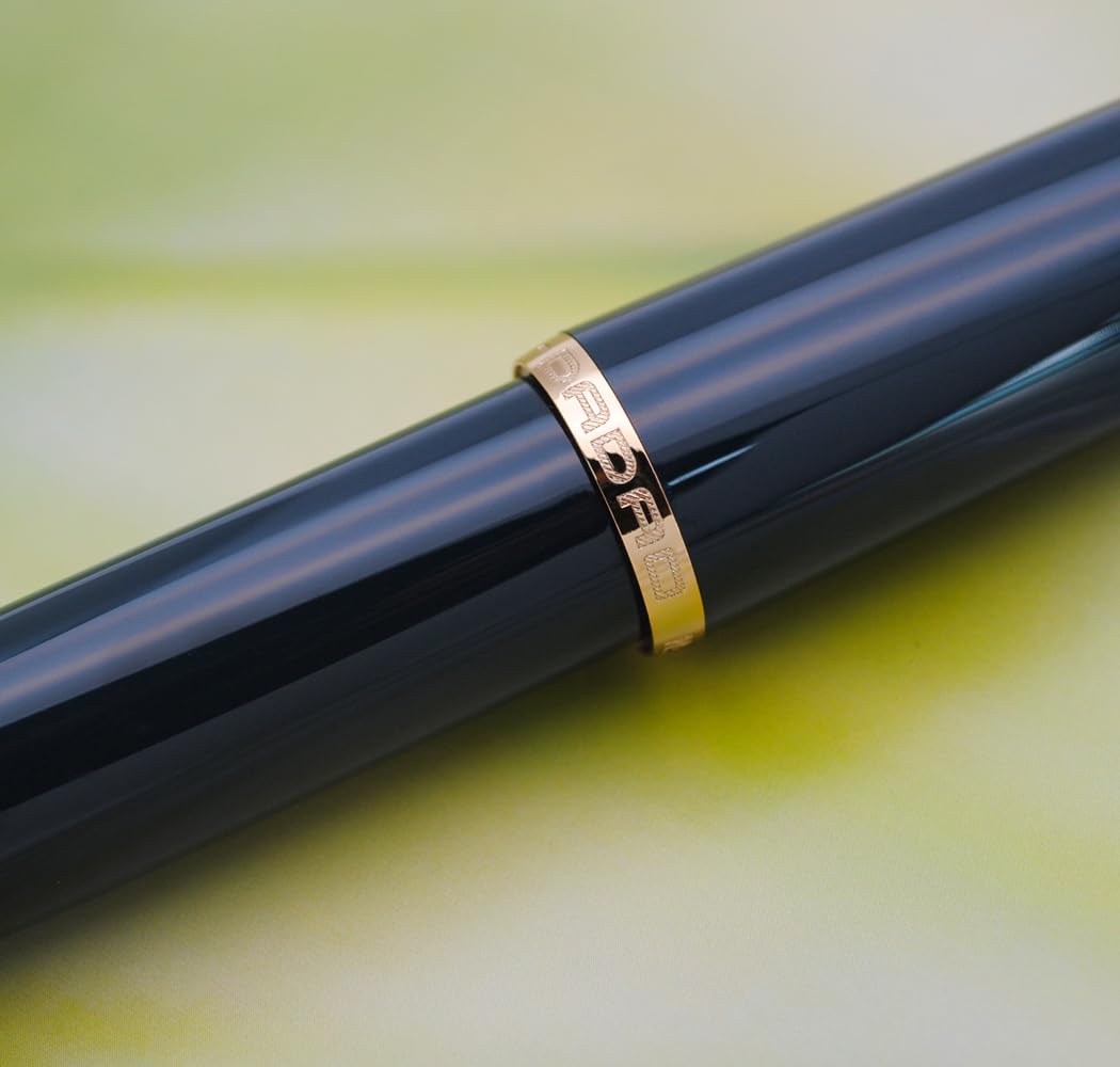 JINHAO DADAO 9019 Fountain Pen Acrylic Ink Pen with Ink Converter (Medium Nib, Dark Blue) - Image 3