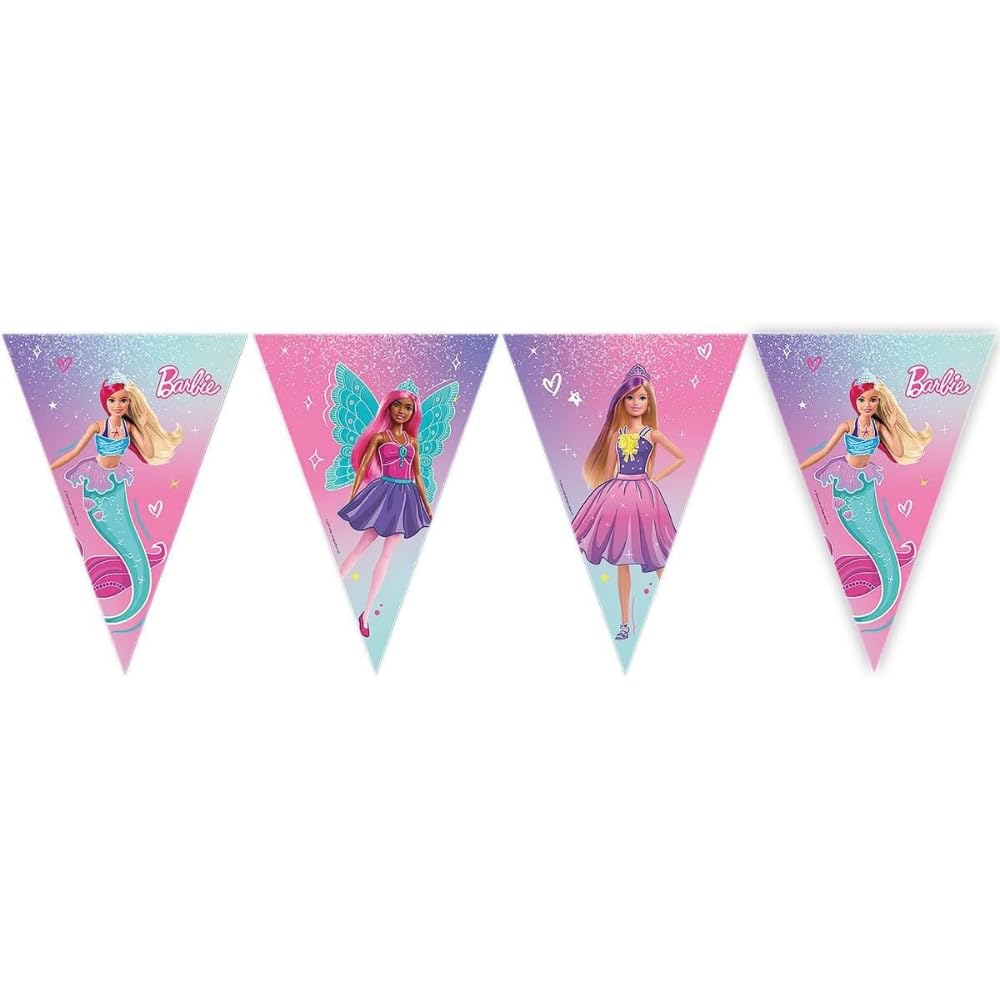 Barbie Fantasy Birthday Party Bunting Banner