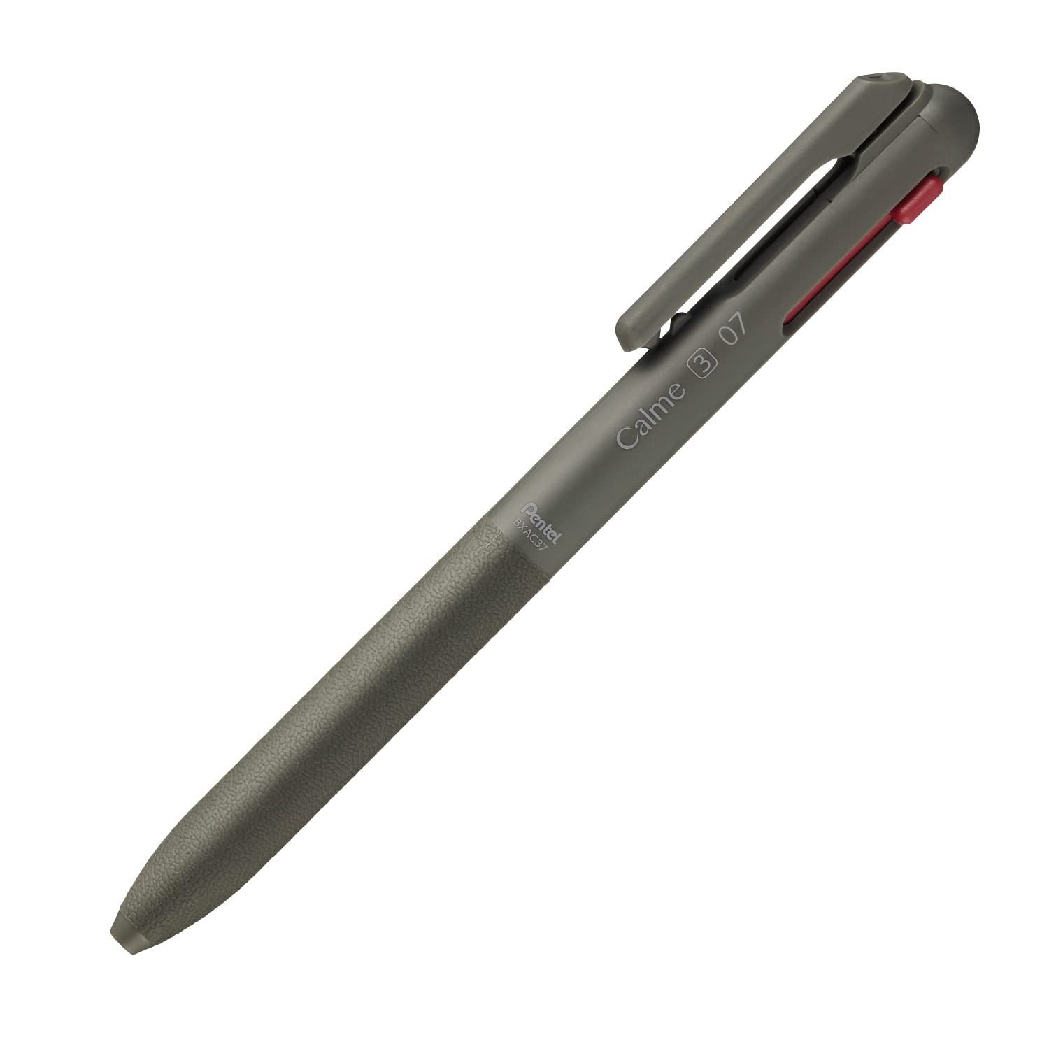 ぺんてる 3色ボールペン Calme 0.7mm カーキ BXAC37D