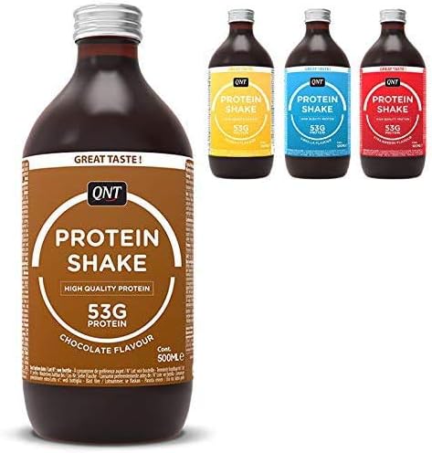 Fit Protein Shake 12 x 500ml Ready to Drink Protein Shake Fat Free RTD RTDs Same as Multipower (Strawberry)
