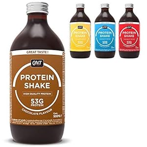 QNT Fit Protein Shake 12 x 500ml Ready to Drink Protein Shake Fat Free RTD RTDs Same as Multipower (Vanilla)