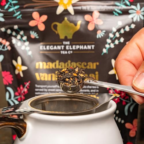 Cuchara de té para hojas sueltas de acero inoxidable resistente al óxido 8