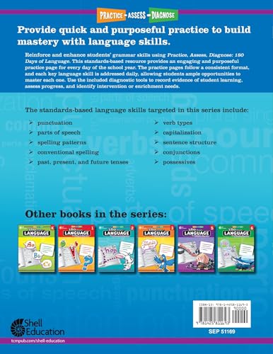 Shell Education 180 jours de langue par Suzanne I. Barchers, grade 4 – vue 8