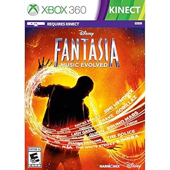 Video Game Kinect Disney Fantasia Music Evolved PRE-OWNED (Xbox 360) Book