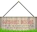 Produktbild FS Garten Gartenarbeit Blechschild Schild gewölbt Metal Sign 10 x 27 cm mit Kordel