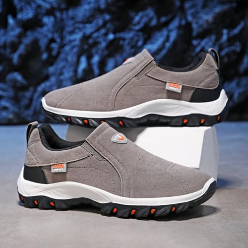 Mens Canvas Slipon Loafers Casual Breathable Non-Slip Driving Shoes Suitable for Daily Leisure Outdoor Walking2