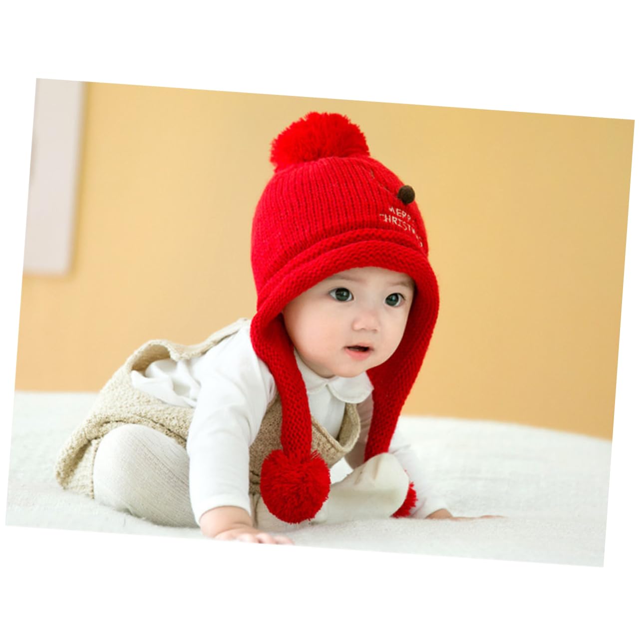 SOIMISS 3 Teilige Strickmütze Für Kleinkinder Kopfbedeckung Mütze Für Kinder Strickmütze Für Kleinkinder Mädchenmütze Warme Beanie Mütze Für