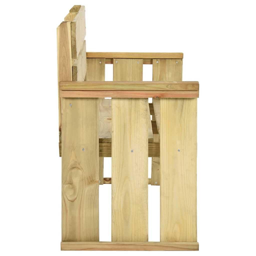 Fengshui Ławka ogrodowa, 121 cm, impregnowane drewno sosnowe