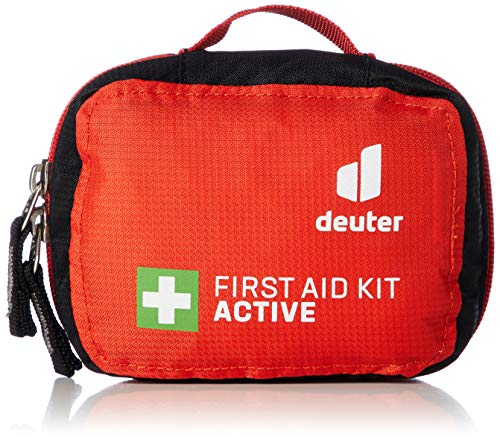 Deuter, Estojo de Primeiros Socorros First Aid Kit Active, Ideal Para Aventuras, Não Acompanha Medicamentos, Vermelho.