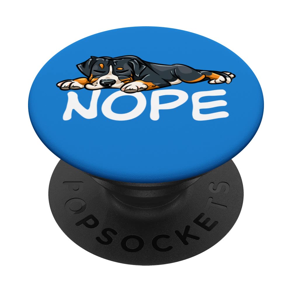 Cute Swissy Dog Artwork GSMD Greater Swiss Mountain Dog PopSockets Swappable PopGrip, Black