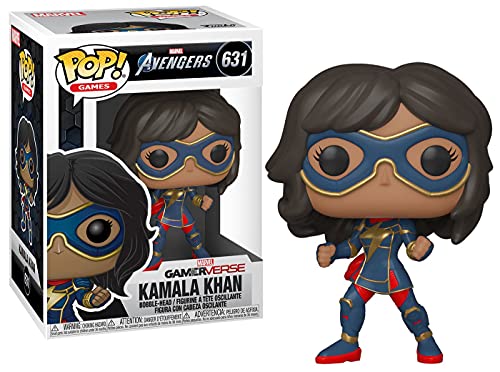 Funko Pop! Marvel: Marvel Avengers Game-Kamala Khan - (Stark Tech Suit - Figura de Vinilo Coleccionable - Idea de Regalo- Mercancia Oficial - Juguetes para Niños y Adultos - Video Games Fans