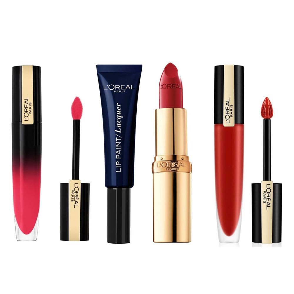 L'Oréal Paris - Signature Lip Box - Matowy + Lakier do ust + Farba do ust + Color Riche