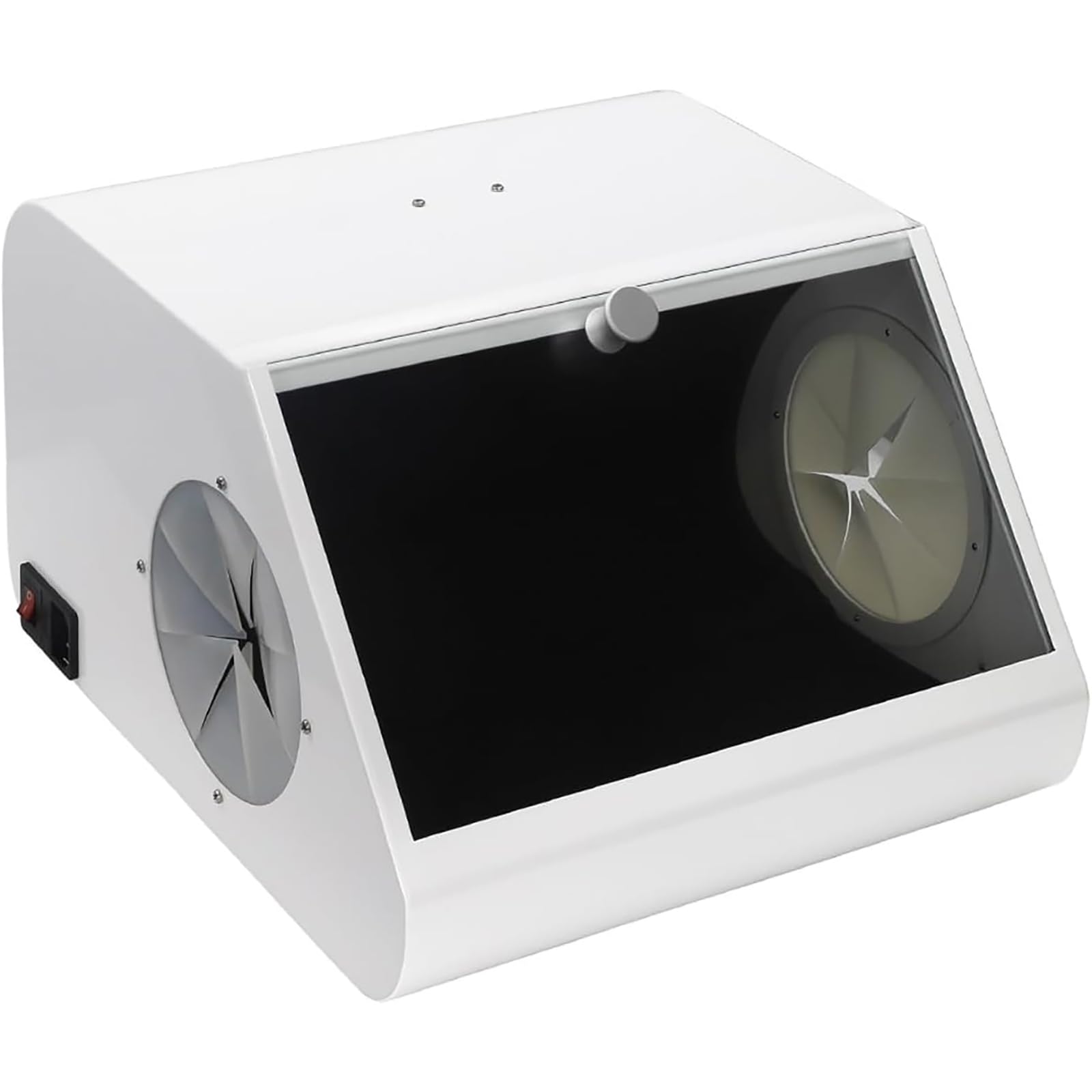Zahnpolier- Und Schleifbox, Sandstrahl- Und Staubdichte Box, Mit LED-Lichtquelle Und Filtersystem, Hochtransparentes Sichtfenster Aus Gehärtetem Glas