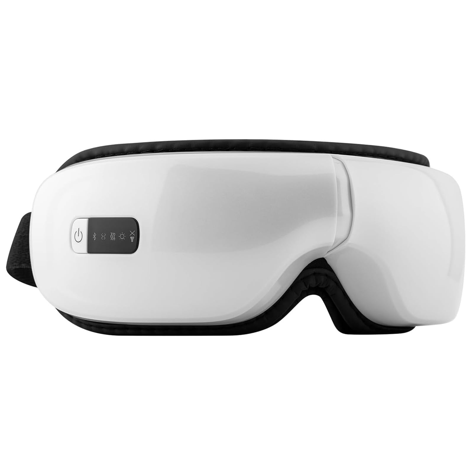 Masajeador de Ojos con Calor, Música Bluetooth, 5 Modos de Masaje y Diseño Plegable de 180°, Alivia el Dolor Ocular, Mejora la Sequedad Ocular y el Sueño