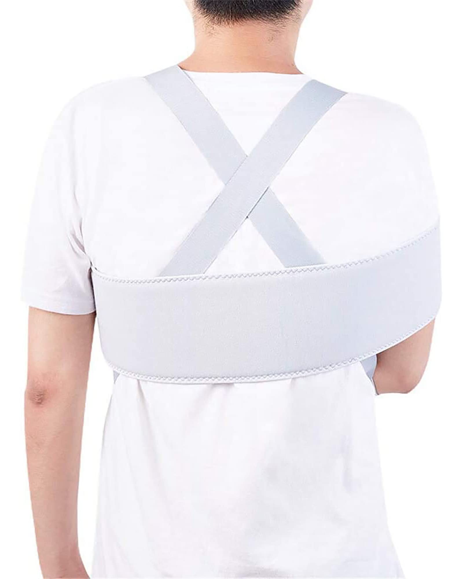 Eslinga de malla transpirable para brazo, correa de soporte para fijación de fracturas de antebrazo, manguito rotador ajustable y codera, inmovilizador para hombres y mujeres