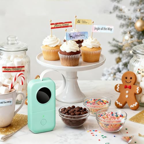 Phomemo D30 Label Maker Machine, Portable Bluetooth Mini Label Printer, Smartphone Handheld Thermal Sticker Small Labeler Multiple Templates Font Icon Inkless Custom Label for Home Kids School Items - Image 5