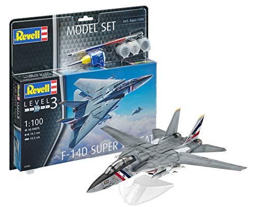 Revell Model Set- Maquette d'avion en Model Set F-14 D Super Tomcat, 63950