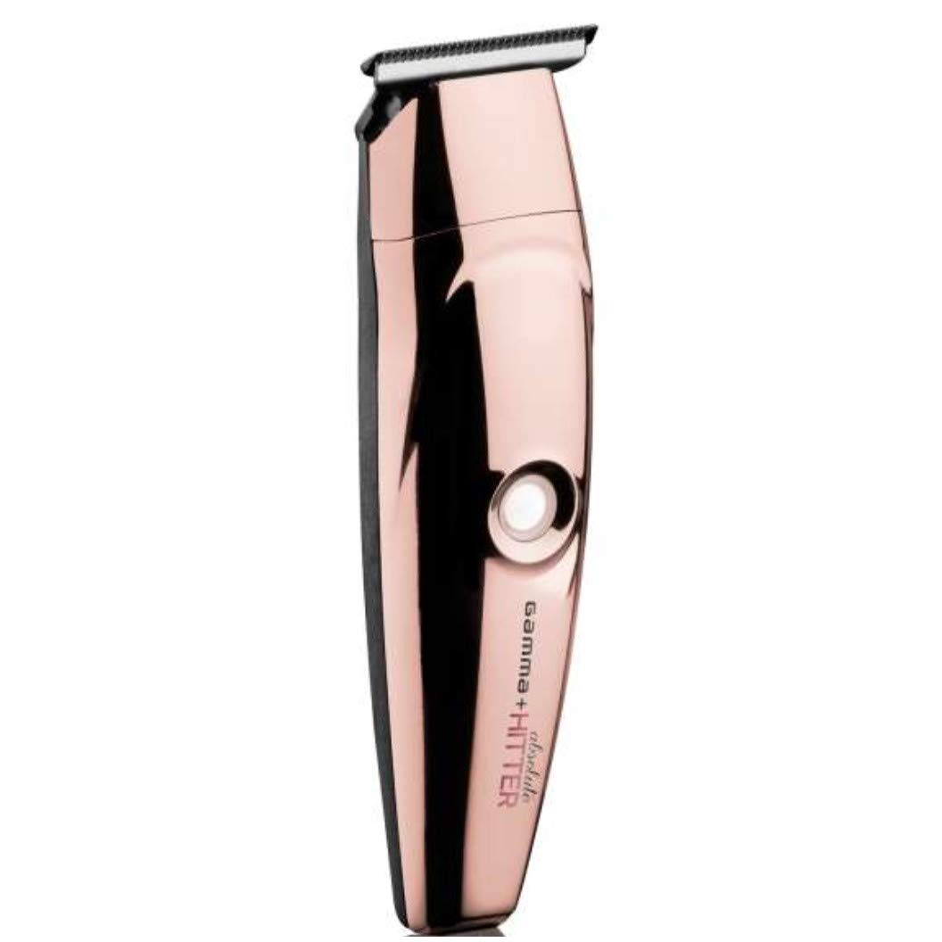 GAMMAPIU' Absolute Hitter Trimmer, Tagliacapelli Uomo Professionale, Lama 40 mm, 3 Pettini e Kit di pulizia, Taglia Barba Elettrico Ricaricabile con Base, Cavo e USB