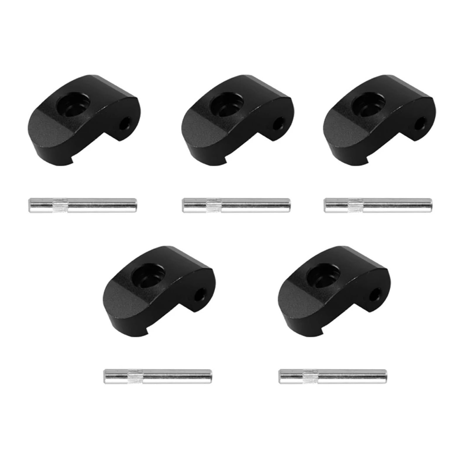 Piezas de patinete eléctrico Gancho plegable reforzado de 3/5 uds, Compatible con Xiaomi M365 Pro Pro2, hebilla de bisagra de bloqueo de Scooter eléctrico de aleación de aluminio con piezas de pestill