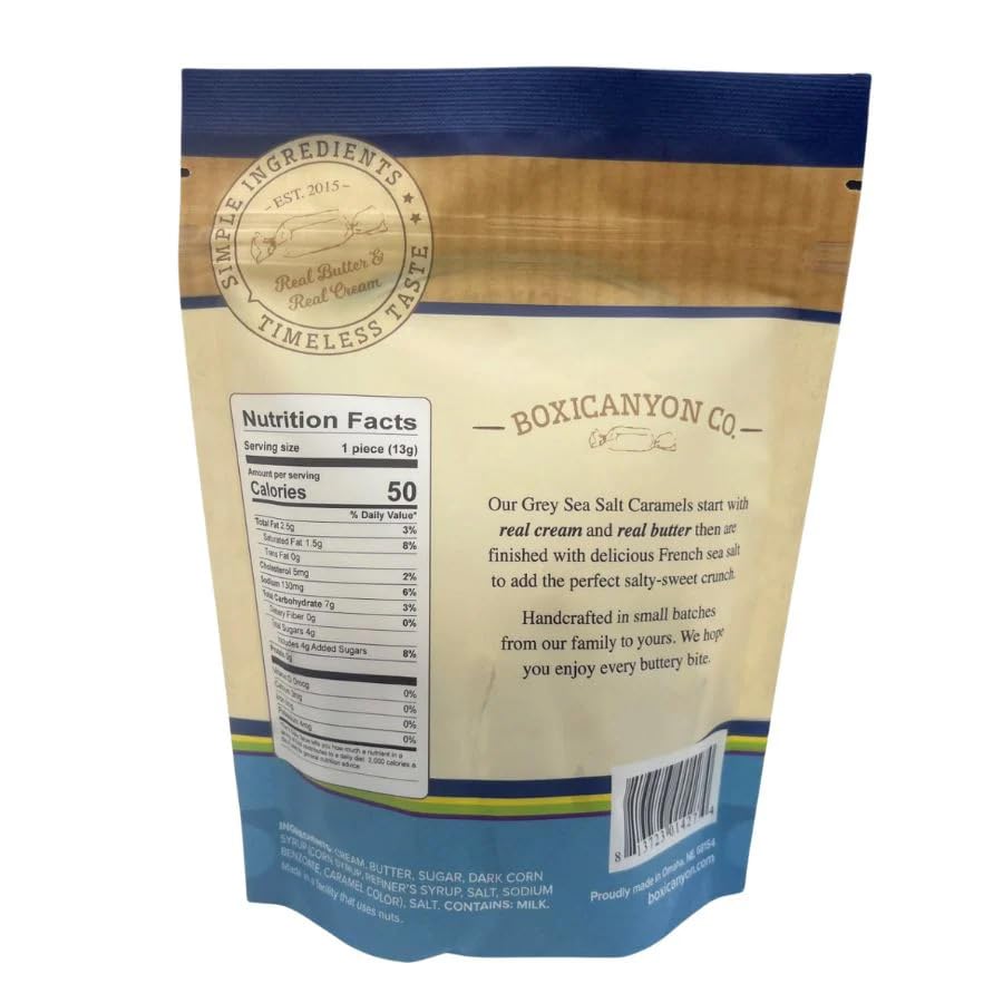 Miniatura 3 de Boxicanyon Caramels  Caramelos gourmet tradicionales de vainilla  Hecho a mano en pequeños lotes  Sabor gourmet  Perfecto para regalos  Fabricado en