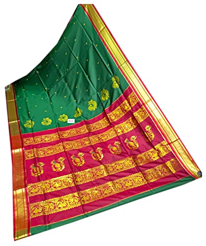 75% OFF on Spewim Women Poly Silk Zari Work Rich Pallu Semi Paithani Saree 6 Yards With Blouse Piece 75% OFF on Spewim Women Poly Silk Zari Work Rich Pallu Semi Paithani Saree 6 Yards With Blouse Piece