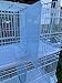 Seny Set of 4 Stackable Breeding Bird Cage for Canary Finch Small Birds (White)