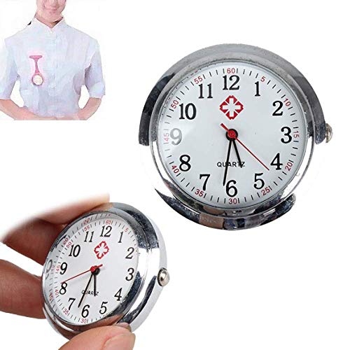 Preisvergleich Produktbild JJSPP Krankenschwester-Uhr-Zeiger in der Dunkelheit, Gesundheitspflege-Krankenschwester Doctor Medical Brooch Watch