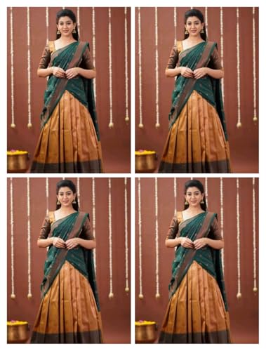 Image of RENVAANI FASHION Women's Traditional Semi-Stitched Lehenga Choli | Lehenga Choli for Women | Ethnic Wear Heavy Lehenga Choli With Dupatta