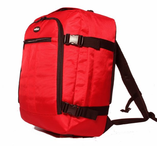 Outback 55x40x20cm Mochila 44L Max Capacidad Equipaje de mano 1800D (Rojo)
