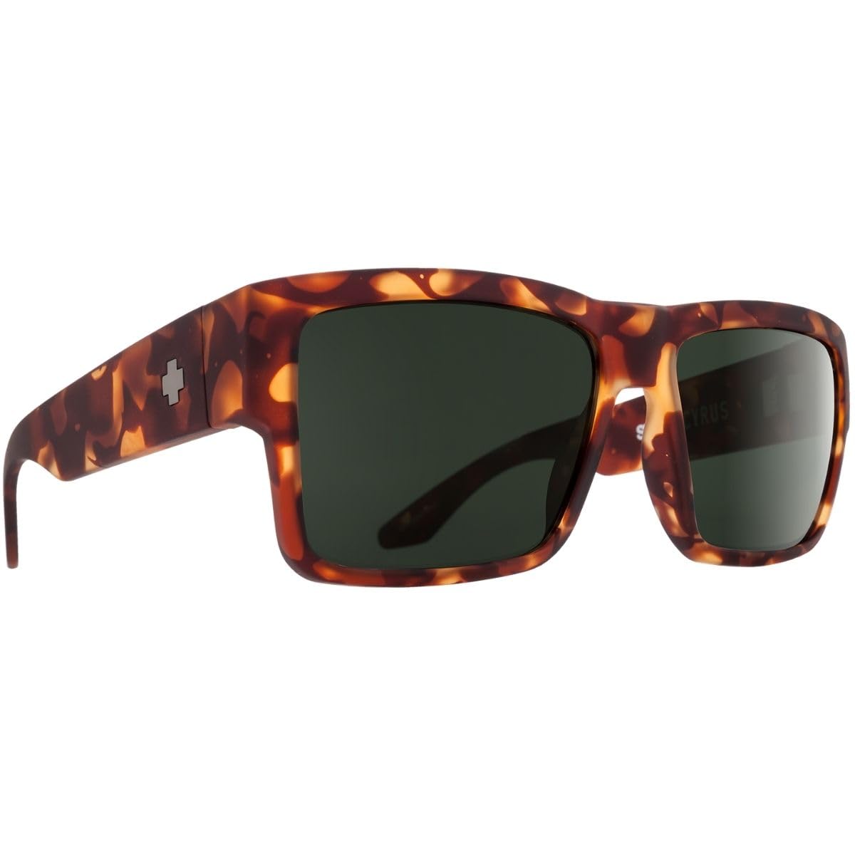 Spy Unisex's Sonnenbrille Cyrus Sunglasses, Soft Matte Camo Tort/Happy Gray/Green, 1.5 mm